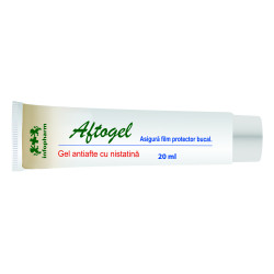 Aftogel film protector cu nistatină și anestezic (15 ml)