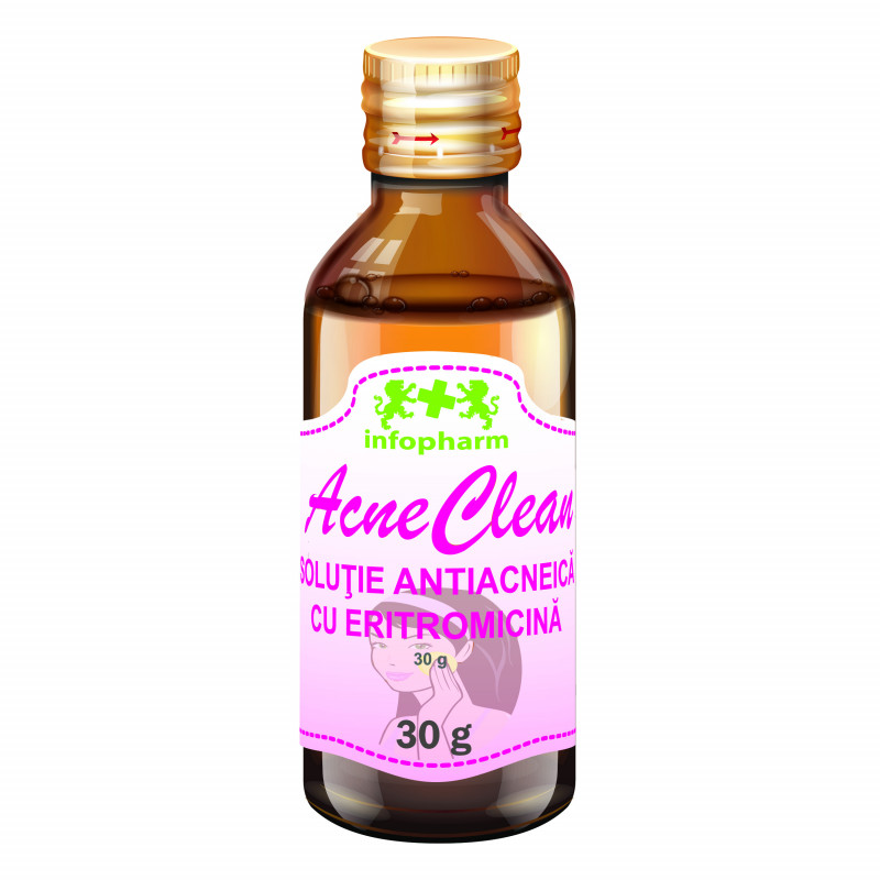 AcneClean - anti-acne solution with erythromycin (30 ml)