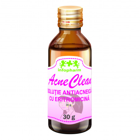 AcneClean - anti-acne solution with erythromycin (30 ml)