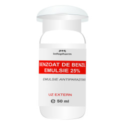 Benzoat de benzil emulsie 25% (50 ml)