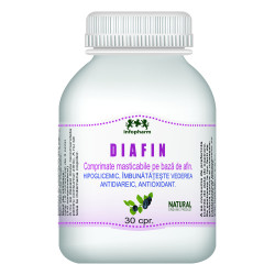 Diafin (tablete masticabile cu extract de afine 30 cpr.)