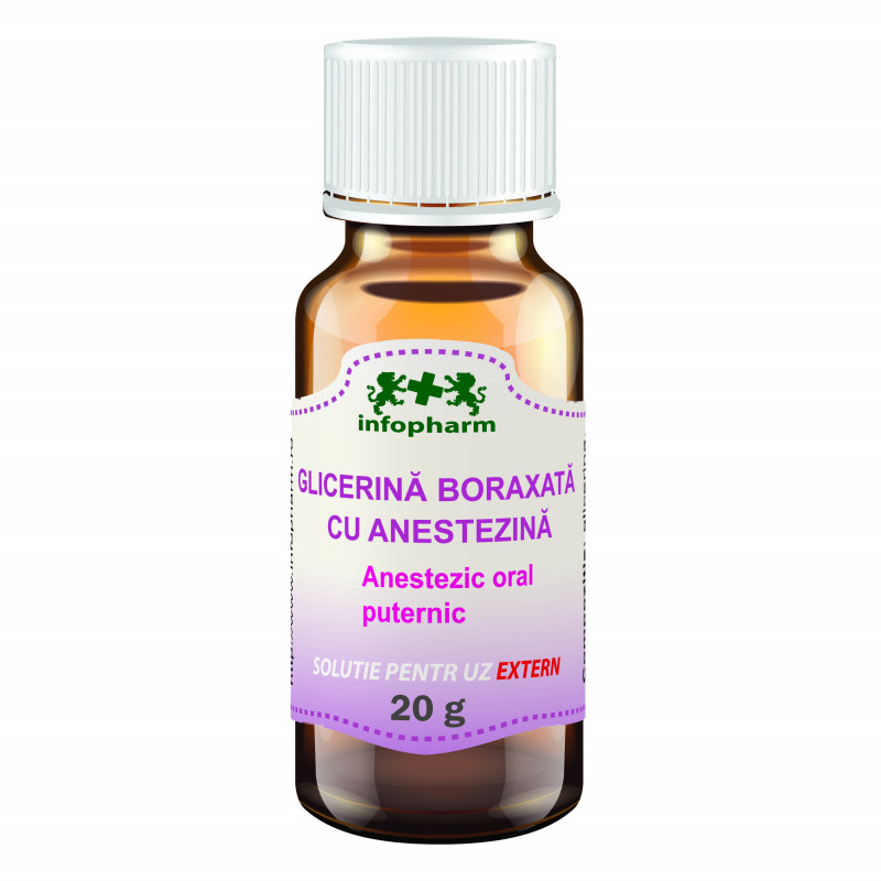 Boraxált glicerin érzéstelenítővel (20 ml)