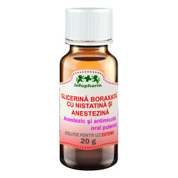 Boraxozott glicerin nystatinnal és érzéstelenítővel (20 ml)