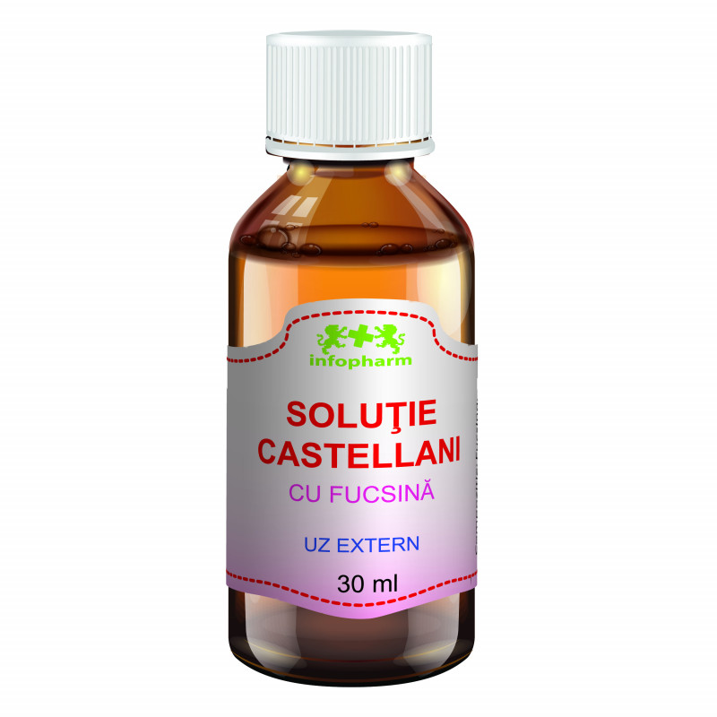 Castellani solution with fuchsin (30 ml)