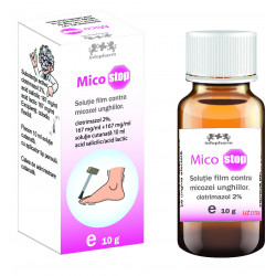 MicoStop - solutie film pentru tratarea micozei la unghii Clotrimazol 2%